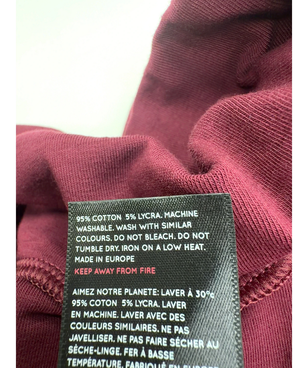 Love Leggings burgundy Colour, size UK 24 — label