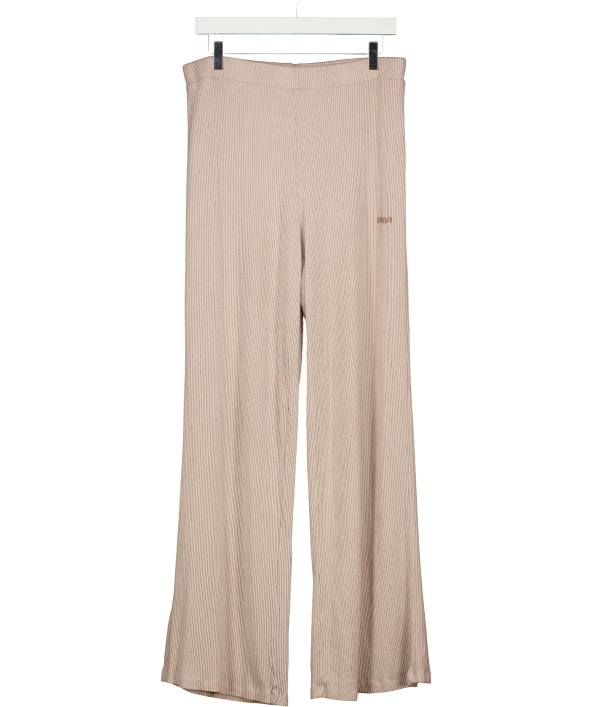 GYMSHARK Beige SUPERSOFT STRAIGHT LEG PANT, size UK XXL — front