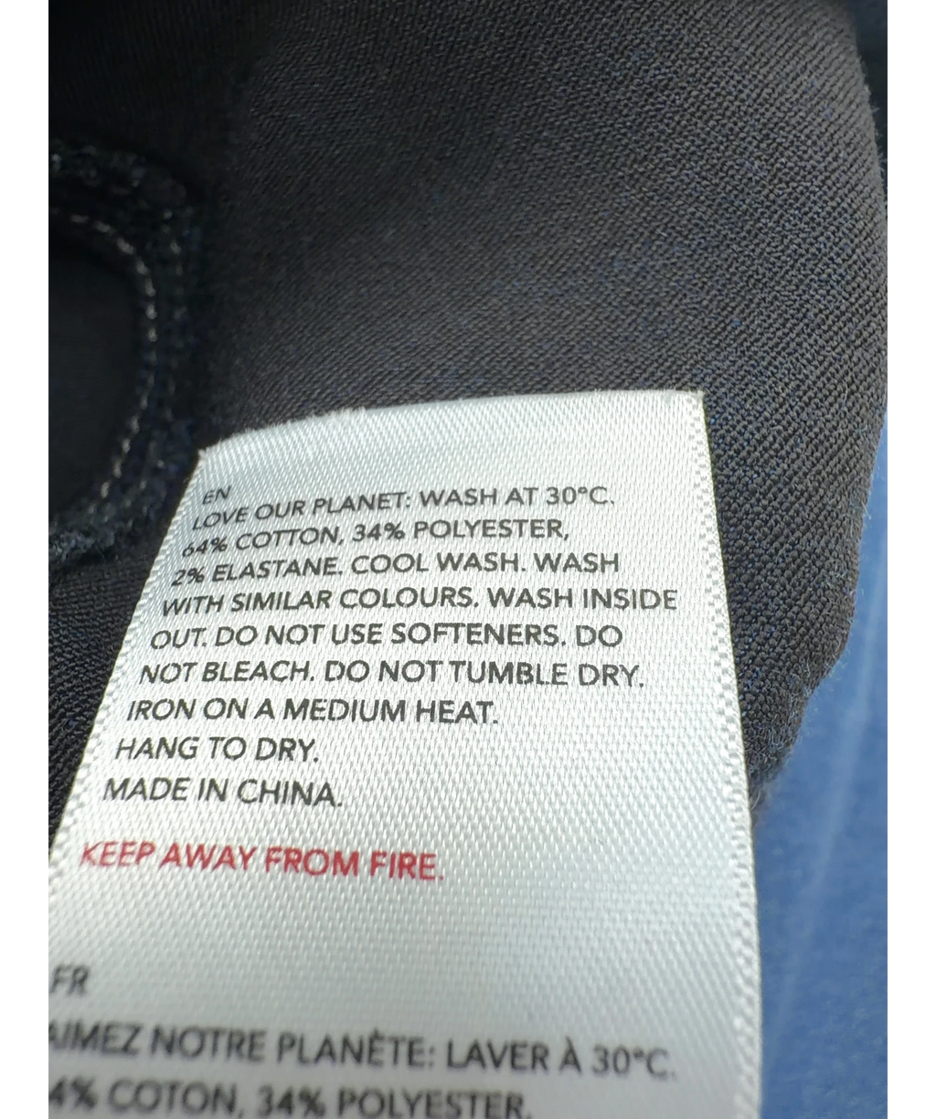 LOVALL Blue Colour, size UK 24 — label