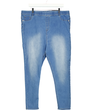 LOVALL Blue  Faded  detail jeggings UK 24
