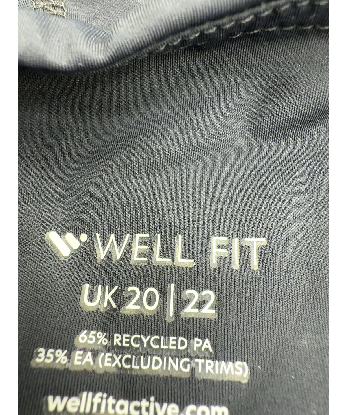 WELL FIT Black Colour, size UK 20 — detail