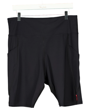 Well Fit Black High Waist Pocket Shorts UK 20
