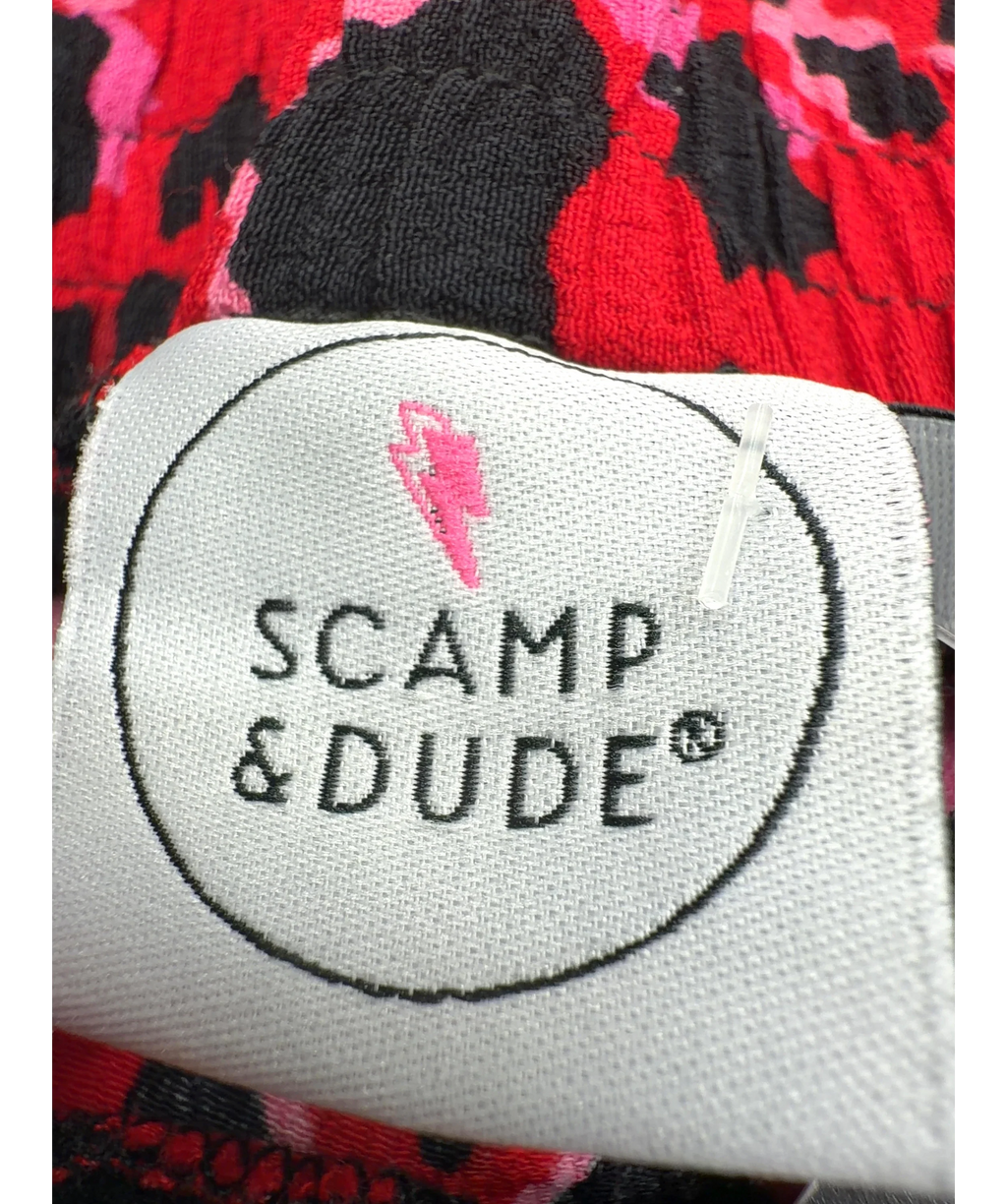 SCAMP & DUDE Red Colour, size UK 22 — detail