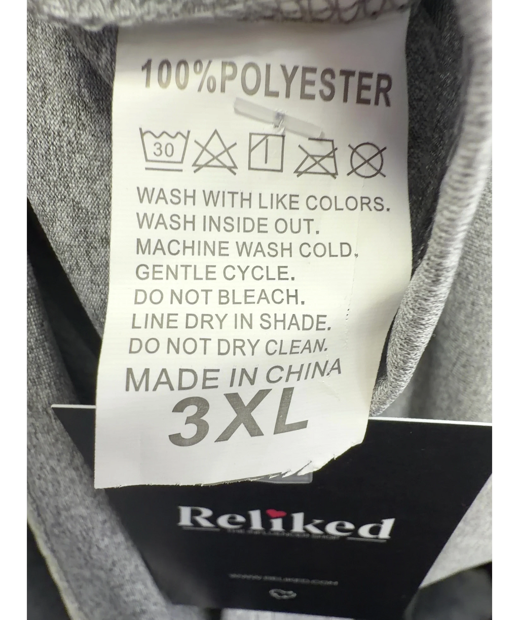 Unbranded Grey Colour, size UK XXXL — care label