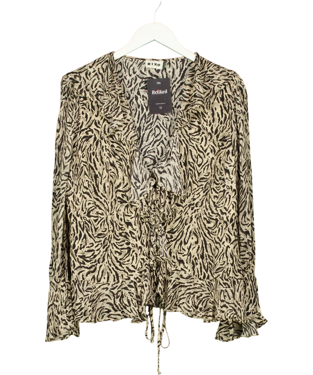 Rixo Beige Milia Top, size UK 20 — front