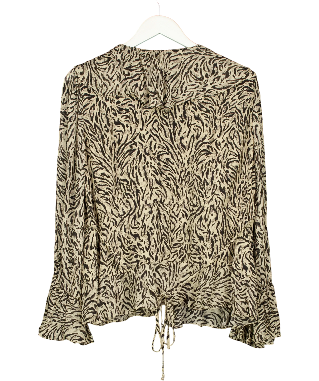 Rixo Beige Milia Top, size UK 20 — back