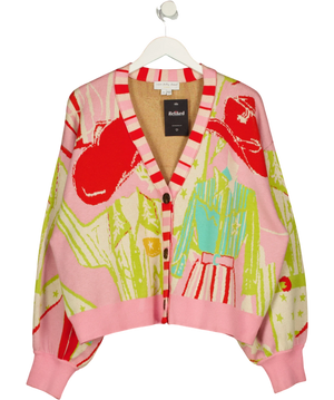 Never Fully Dressed Dallas Embellished Cardigan Pink UK XXL