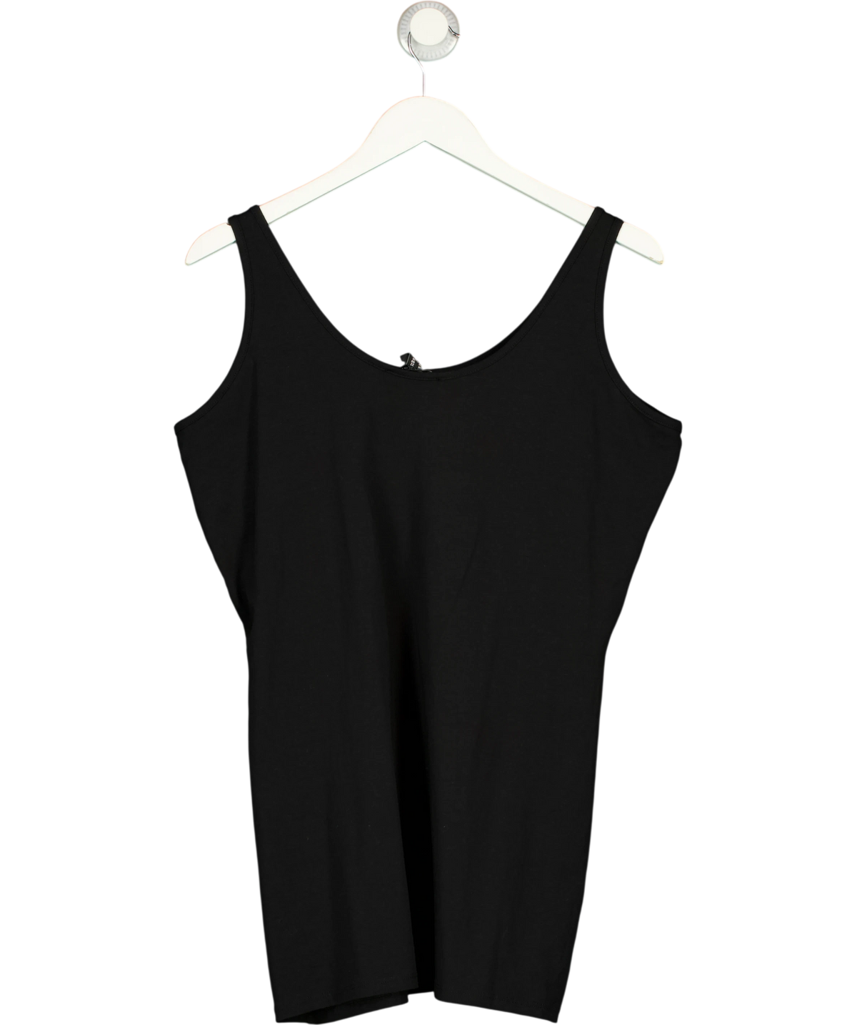 New Look Black CE LONGLINE VEST, size UK 22 — back