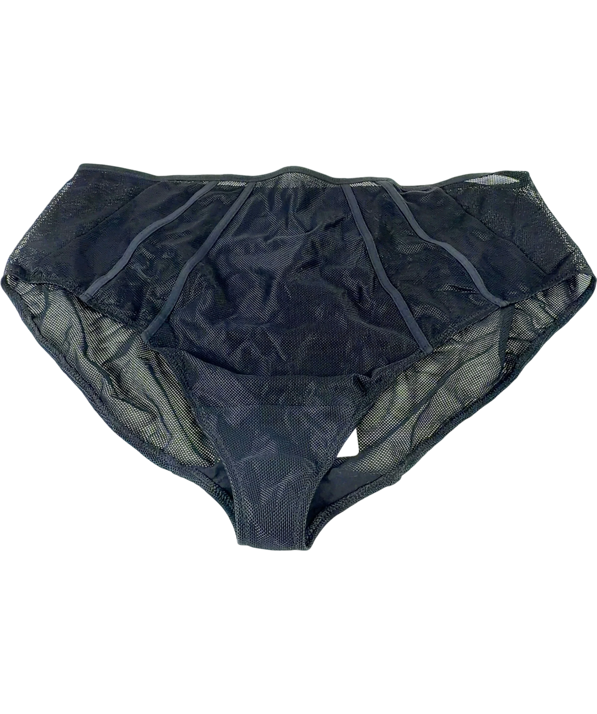 Elomi Black Kintai Full Brief, size UK 4XL — front
