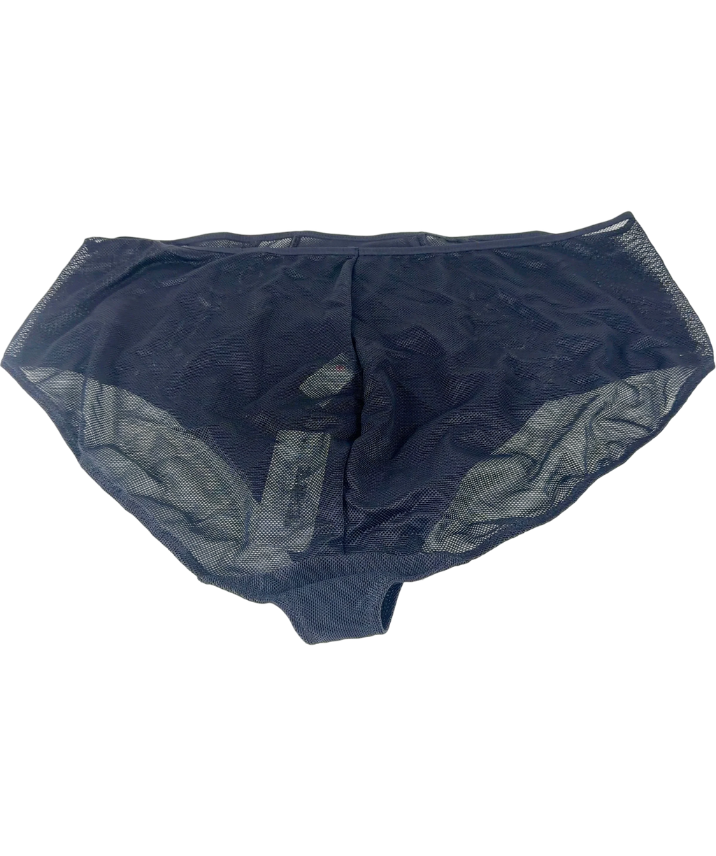 Elomi Black Kintai Full Brief, size UK 4XL — back