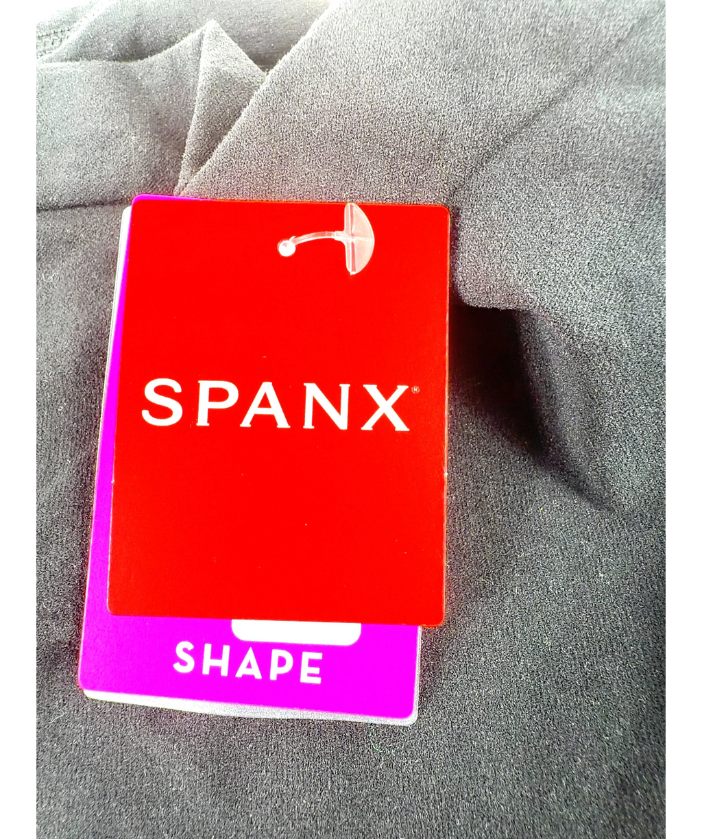 Spanx Black Seamless Power Firm Control High-Waisted Brief, size UK 28 — detail