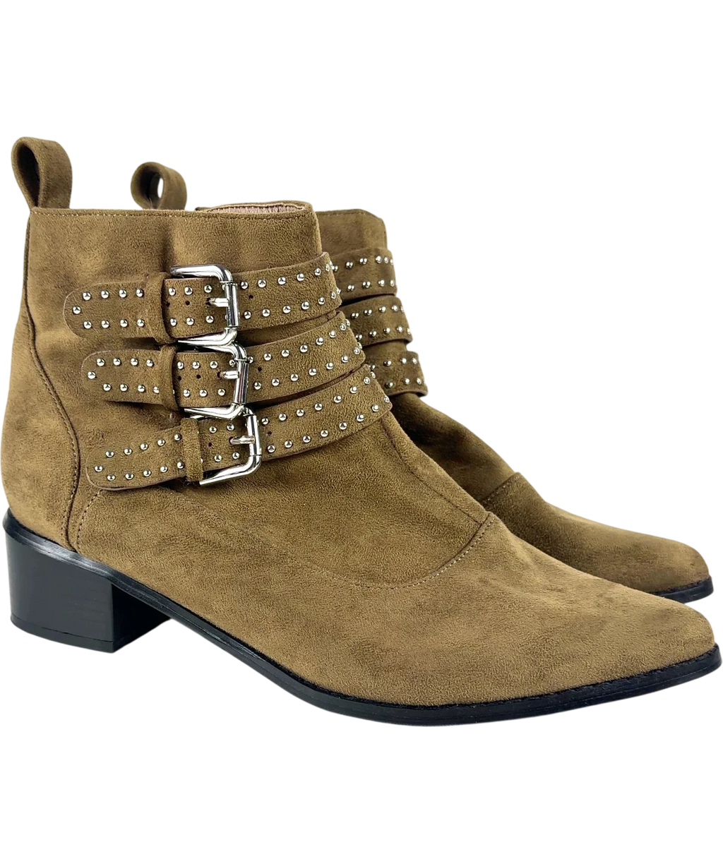 city chic olive green Colour, size UK 8 EU 41 👠 — front