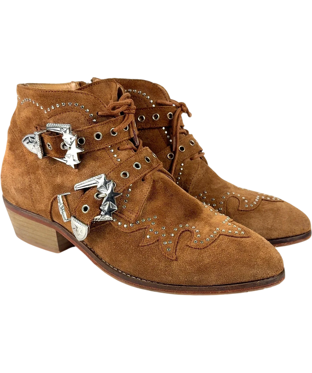 Air & Grace Brown Colour, size UK 9 EU 42 👠 — front