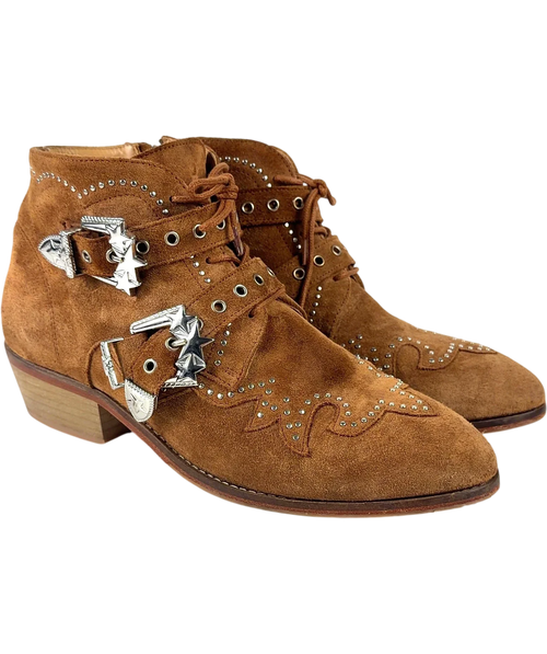 Air & Grace Brown Colour, size UK 9 EU 42 👠 — front
