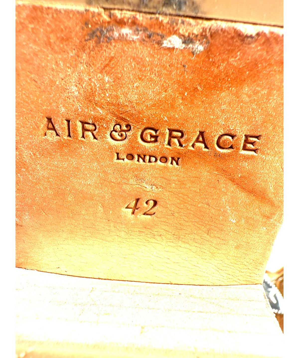 Air & Grace Brown Colour, size UK 9 EU 42 👠 — care label
