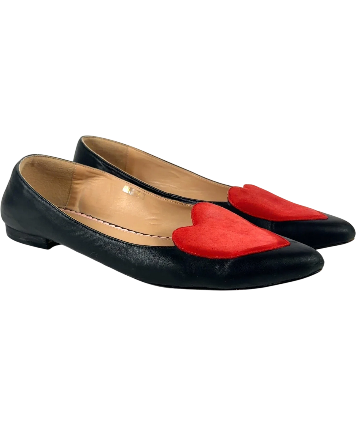 Otto + Ivy Black Rosie Flat, size UK 9.5 EU 42.5 👠 — front