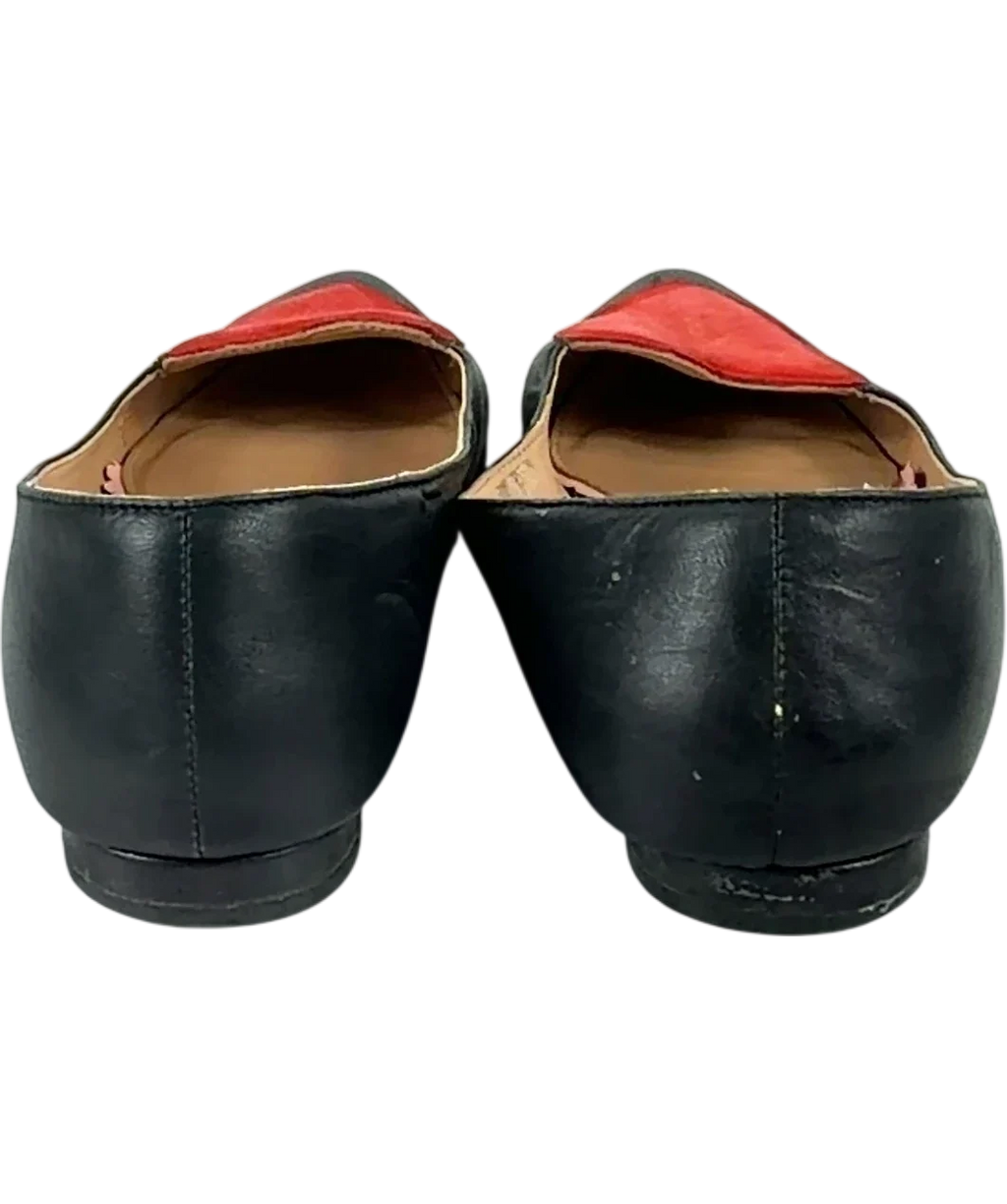 Otto + Ivy Black Rosie Flat, size UK 9.5 EU 42.5 👠 — back