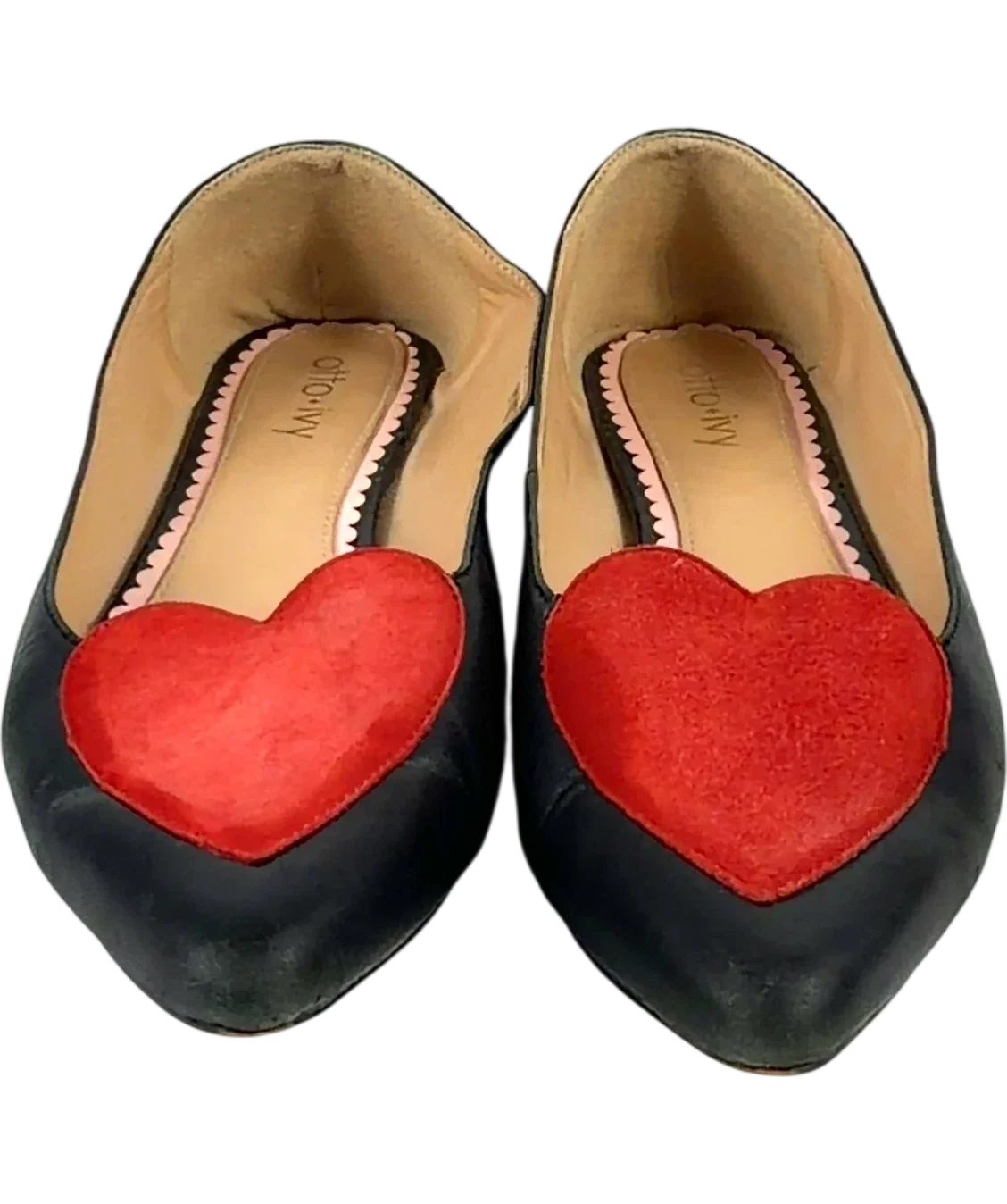 Otto + Ivy Black Rosie Flat, size UK 9.5 EU 42.5 👠 — detail