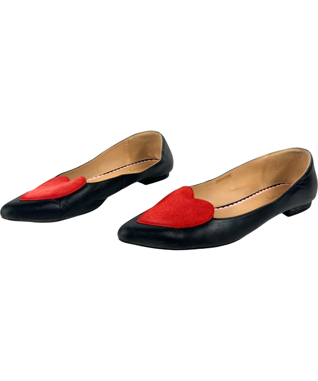 Otto + Ivy Black Rosie Flat, size UK 9.5 EU 42.5 👠 — label
