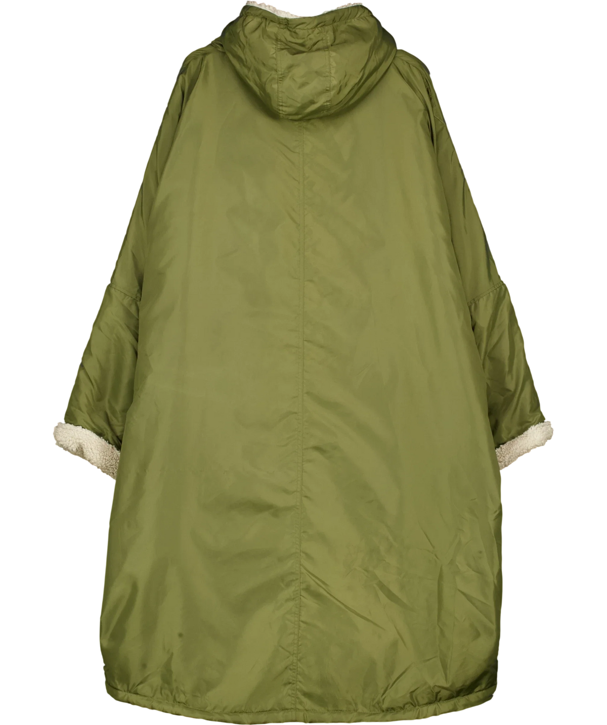 Next Green Active Swim Shower Resistant Changing Robe, size UK 22 — back