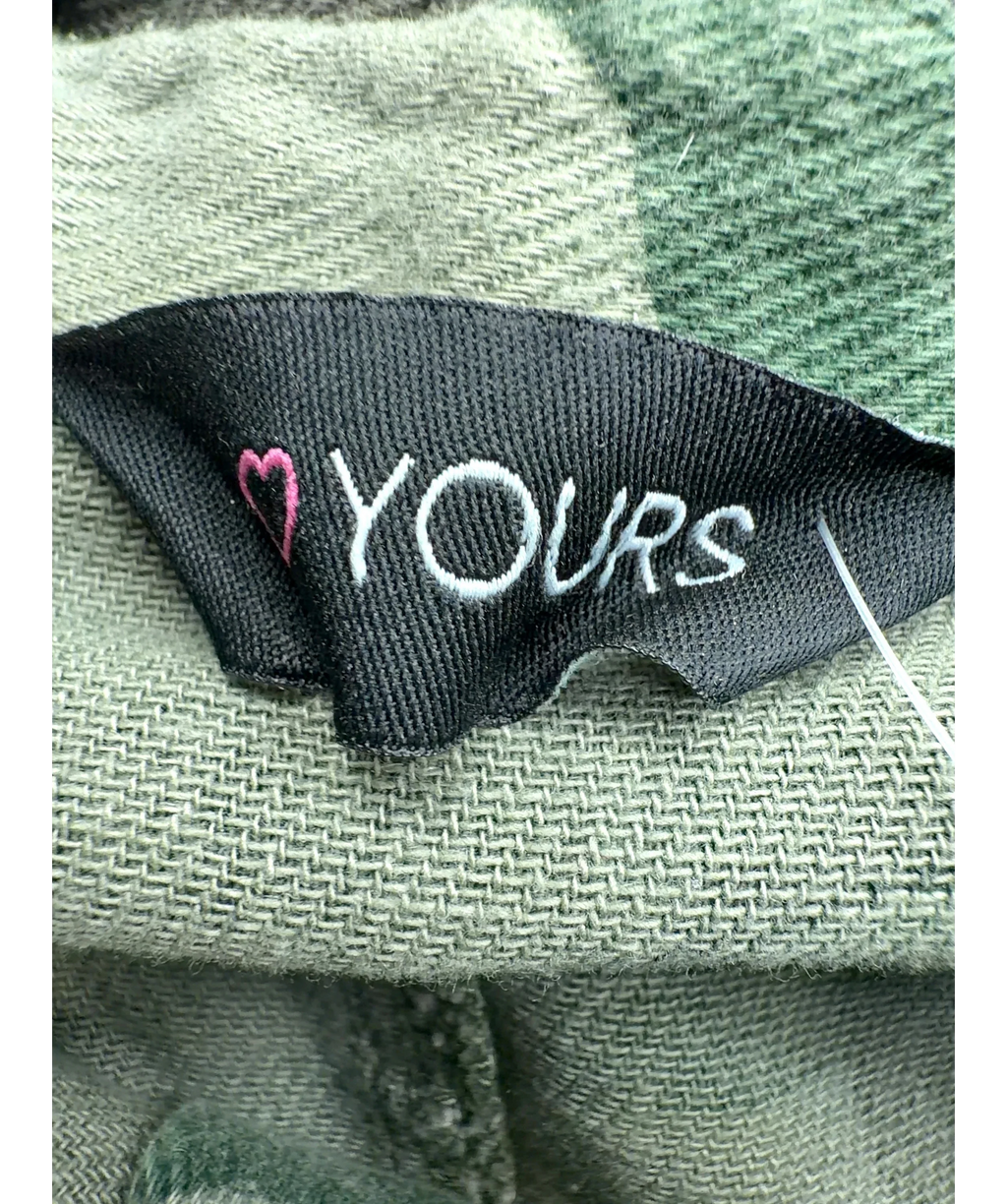 Yours Green Colour, size UK 26-28 — detail