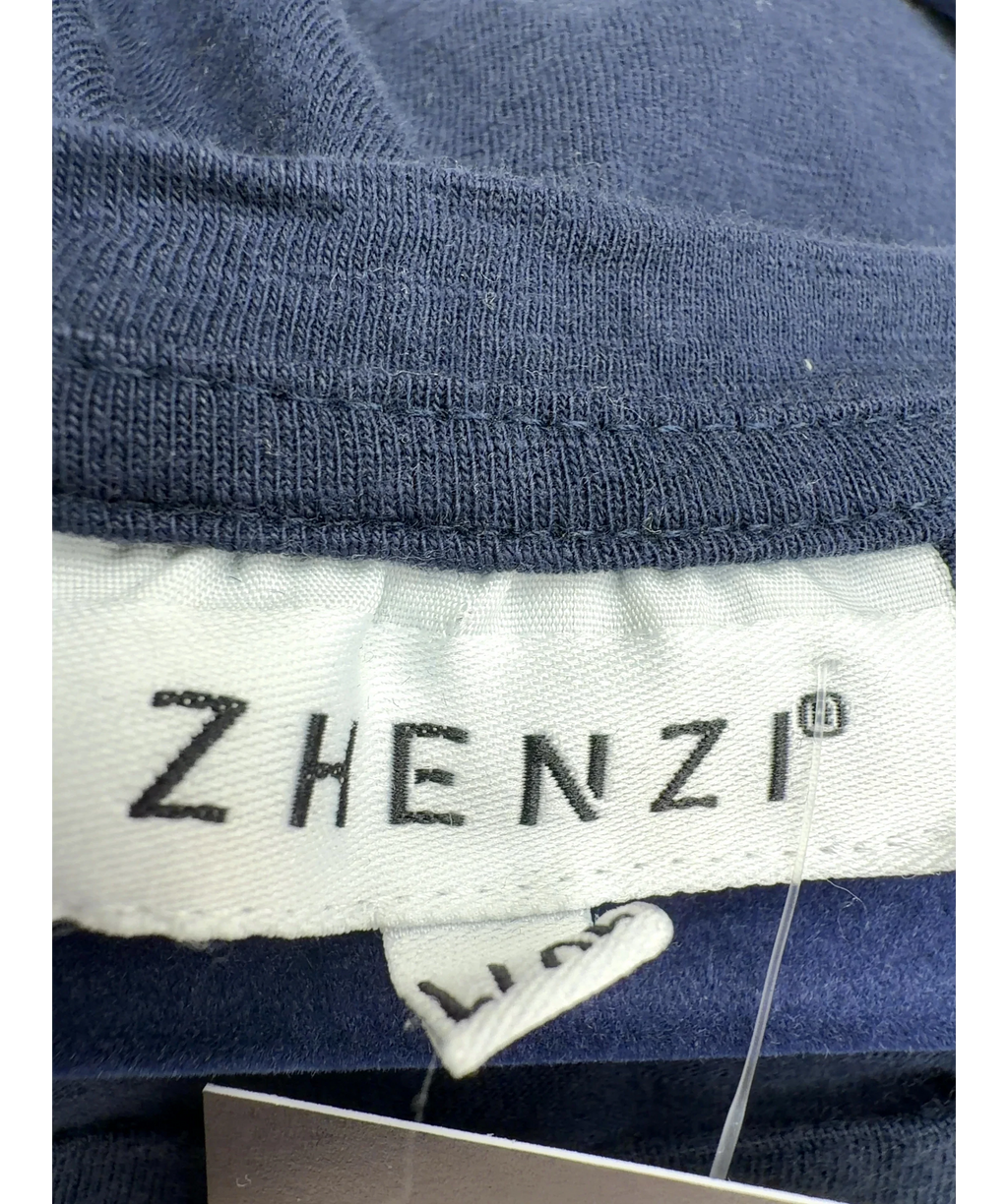 ZHENZI navy Aria, size UK L/XL — detail