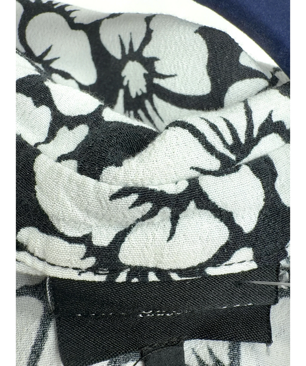 live unlimited black Mono Floral Print Jersey Tiered Midi Shirt Dress, size UK XXXL — label