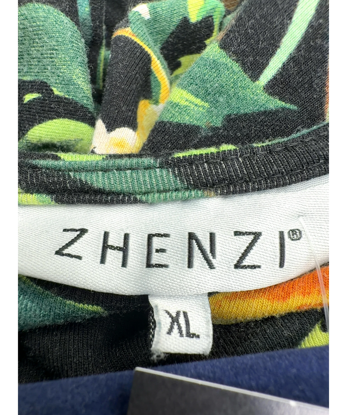 ZHENZI Black Lisbeth 122, size UK XL — care label