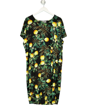 Zhenzi Lisbeth 122 Black Lemon Palm Dress UK XL