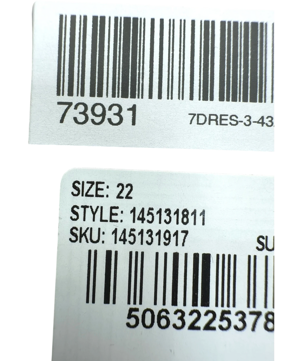 TU Brown Animal Print Sparkle Detail Midaxi/Midi Dress, size UK 22 — fabric detail