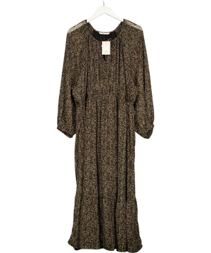 TU Animal Print Sparkle Detail Midaxi Dress UK 22