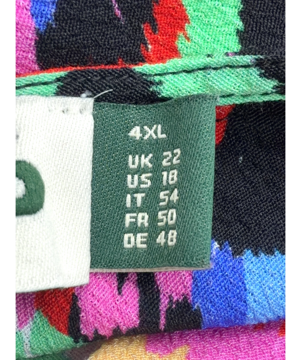 Rixo Multicoloured Colour, size UK 22 — care label