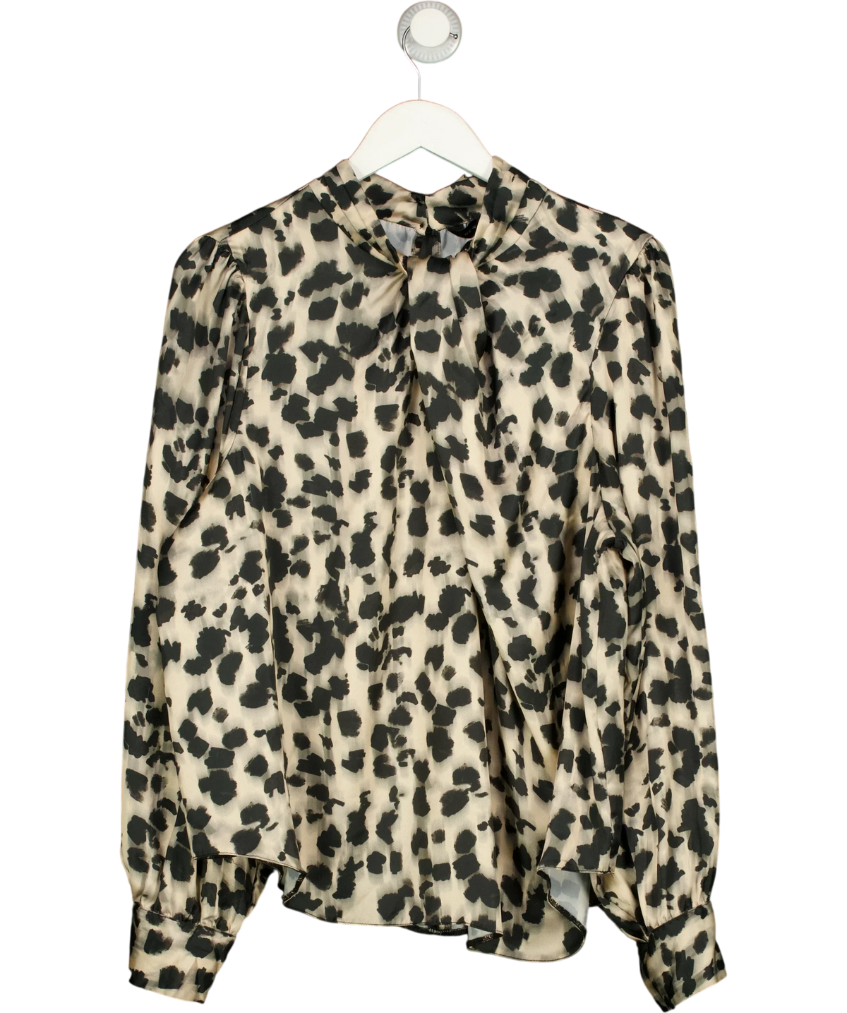 New Look Cream blouse, size UK 22 — front