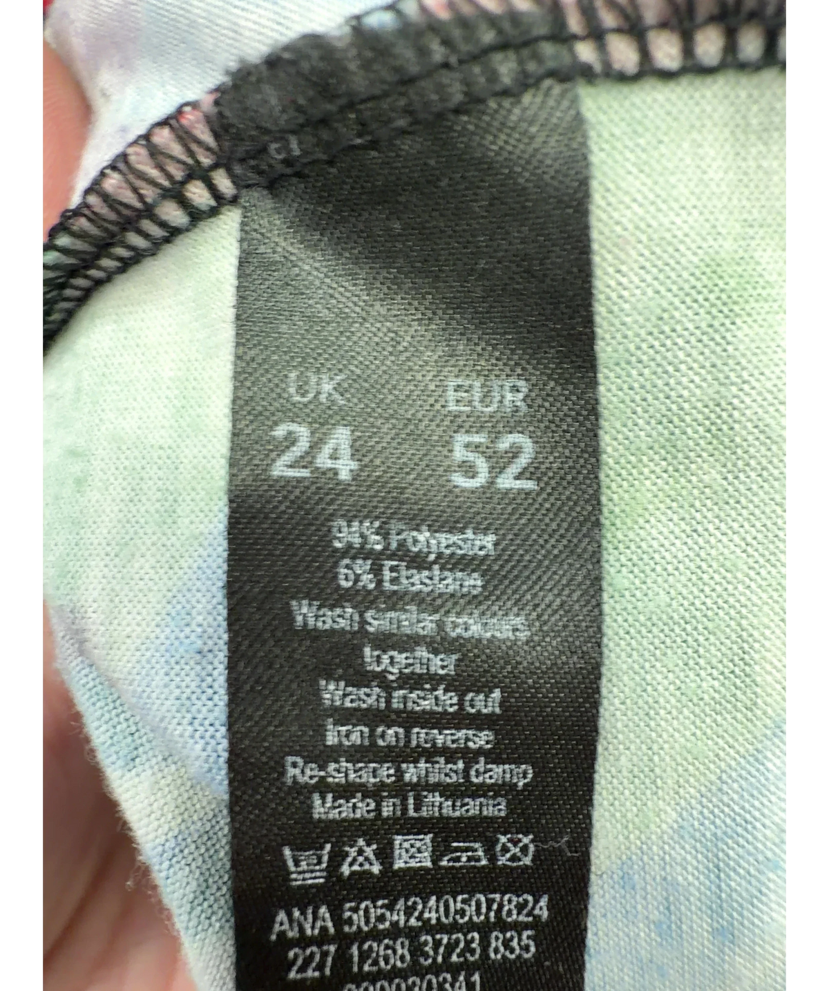 George Multicoloured Colour, size UK 24 — care label