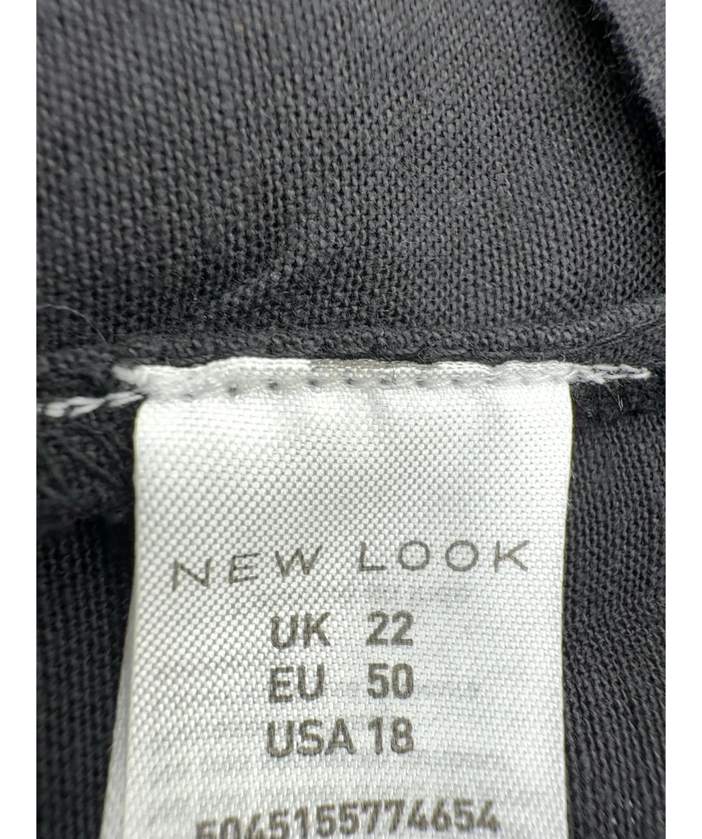 New Look Black Colour, size UK 22 — detail