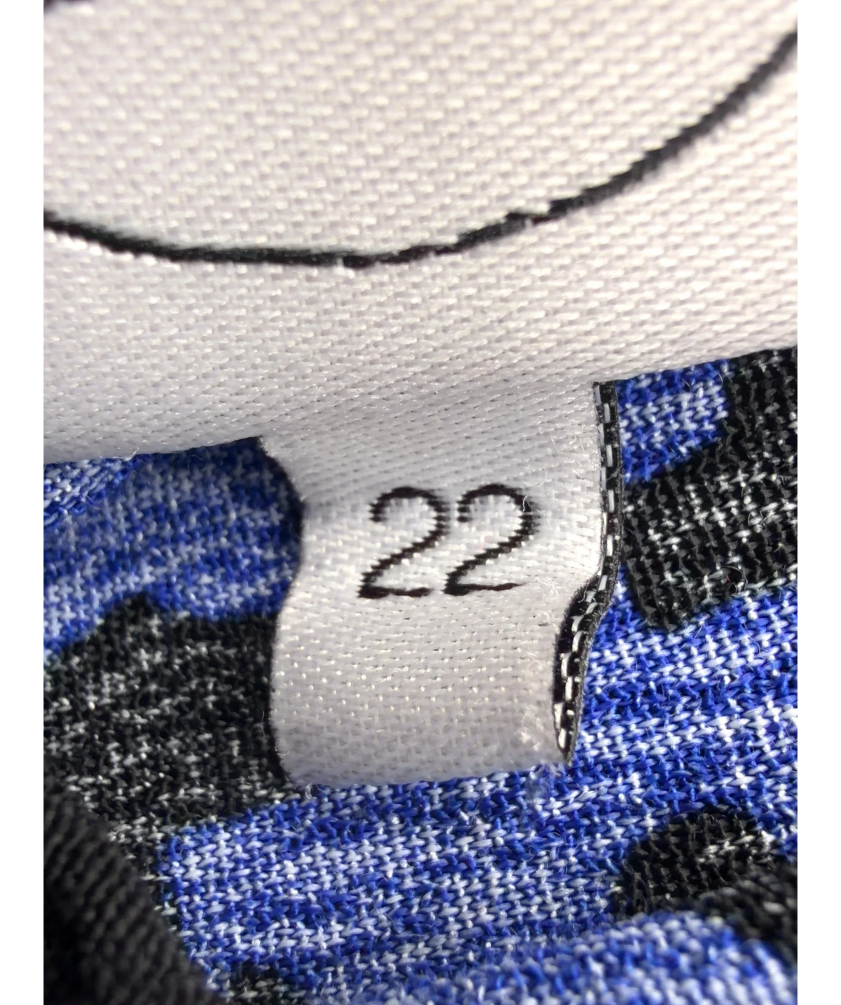 SCAMP & DUDE Blue Milano Leopard Midi Dress, size UK 22 — care label