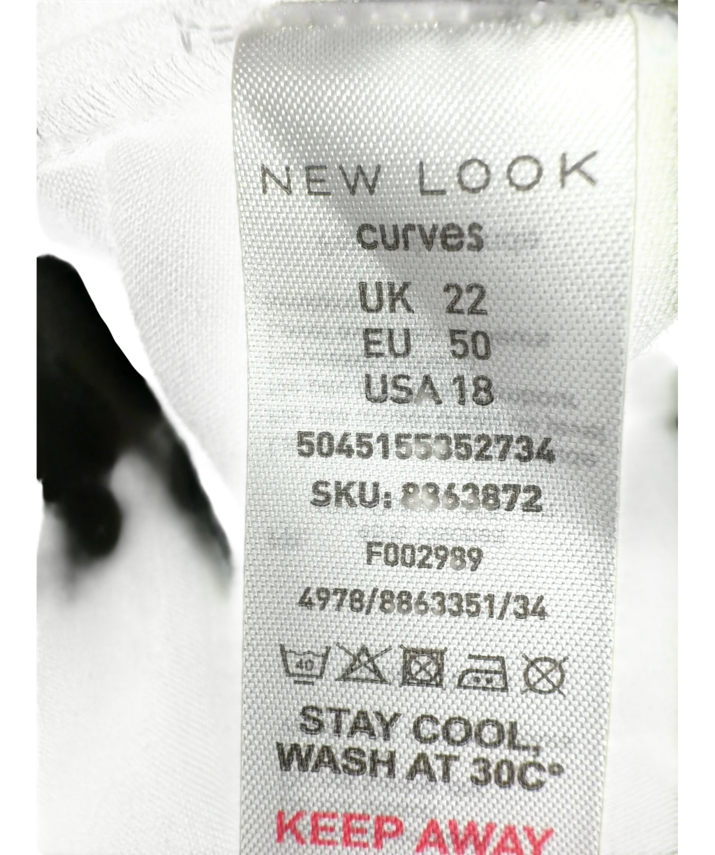 New Look khaki Colour, size UK 22 — fabric detail
