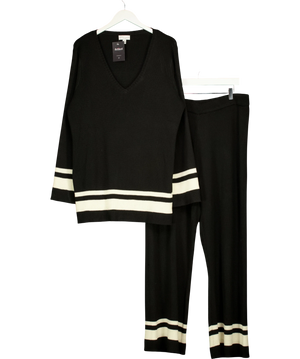 Pretty Lavish Cassie Co-ord Set Black And White Uk Xl