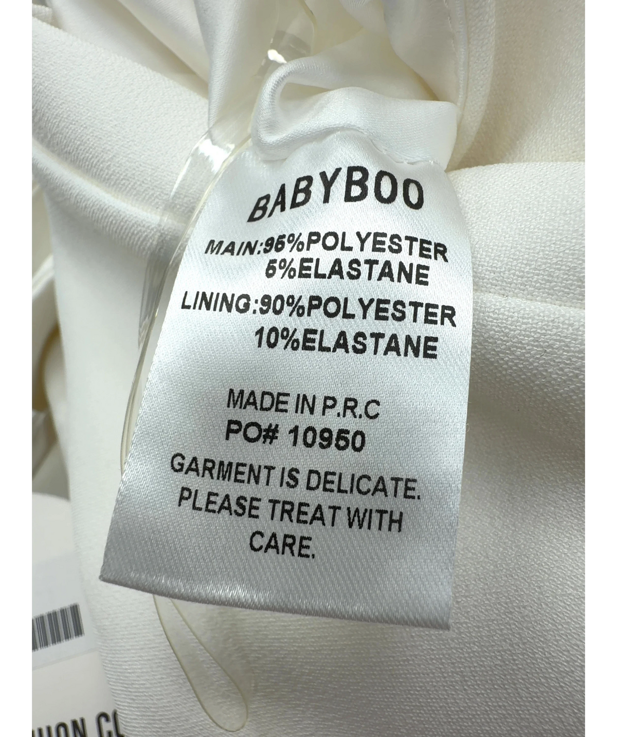 Babyboo Cream Philippa Top and Piper Maxi Skirt, size UK S — label