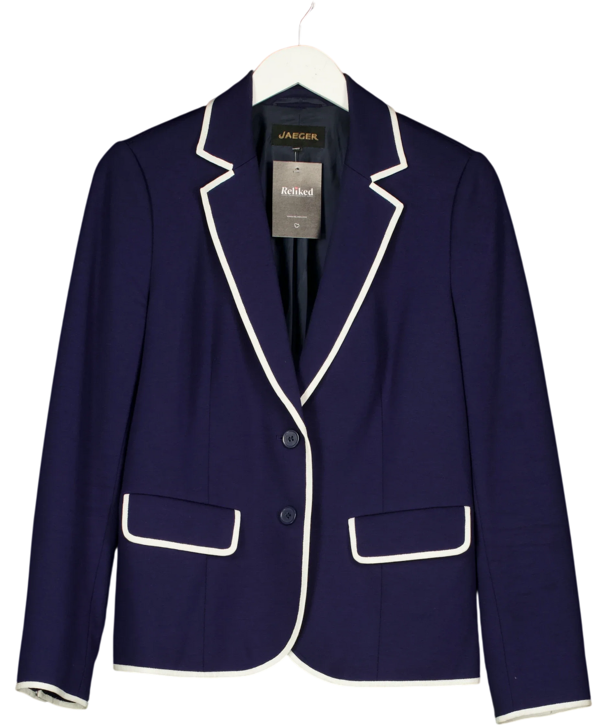 Jaeger navy Colour, size UK 12 — front