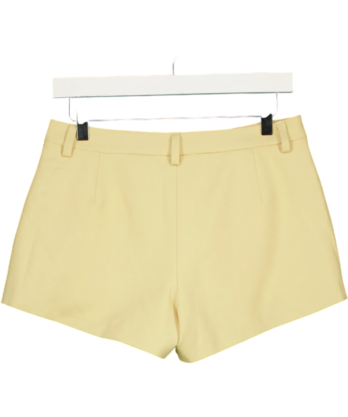 PEBBERMAYO Yellow Constantine Mini Shorts, size UK 8 — back