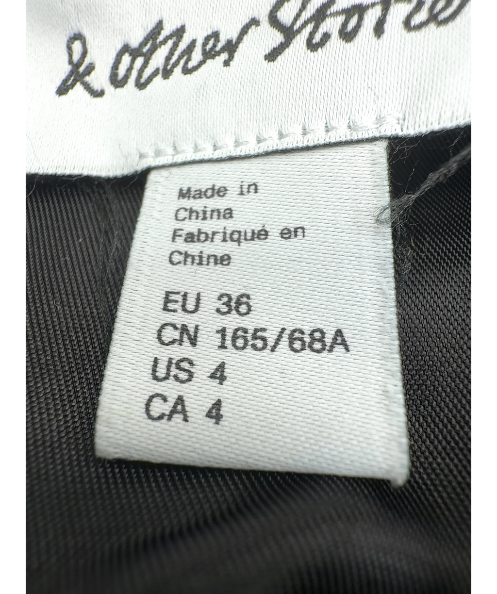 & OTHER STORIES Black Colour, size UK 8 — care label
