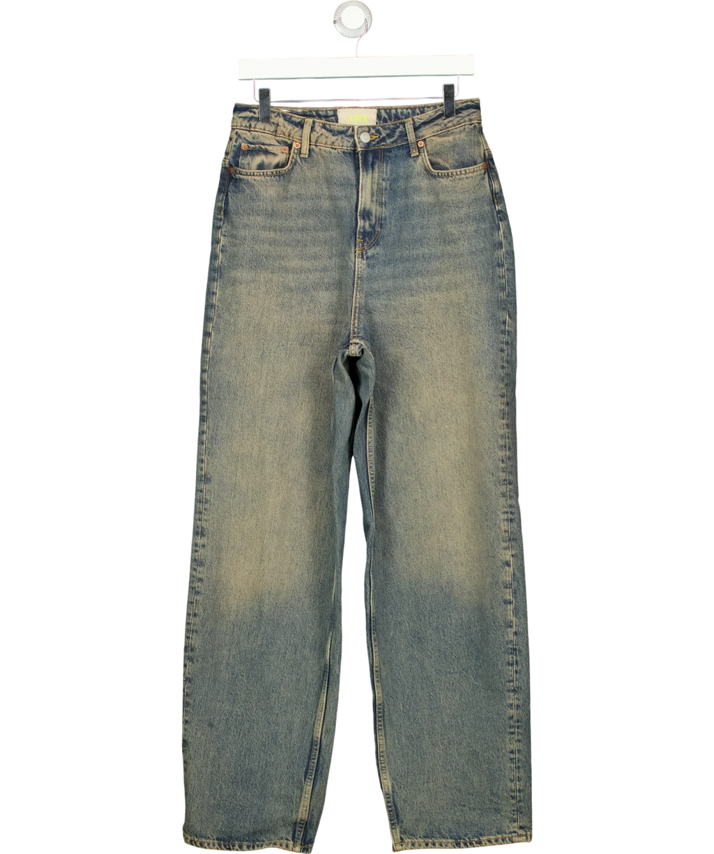 JJXX Blue Erin Baggy Mid-Waist Jeans, size W27 — front