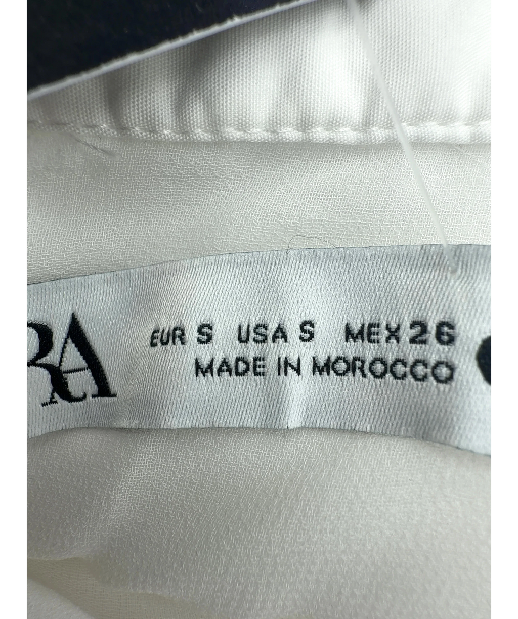 ZARA White Colour, size UK S — care label