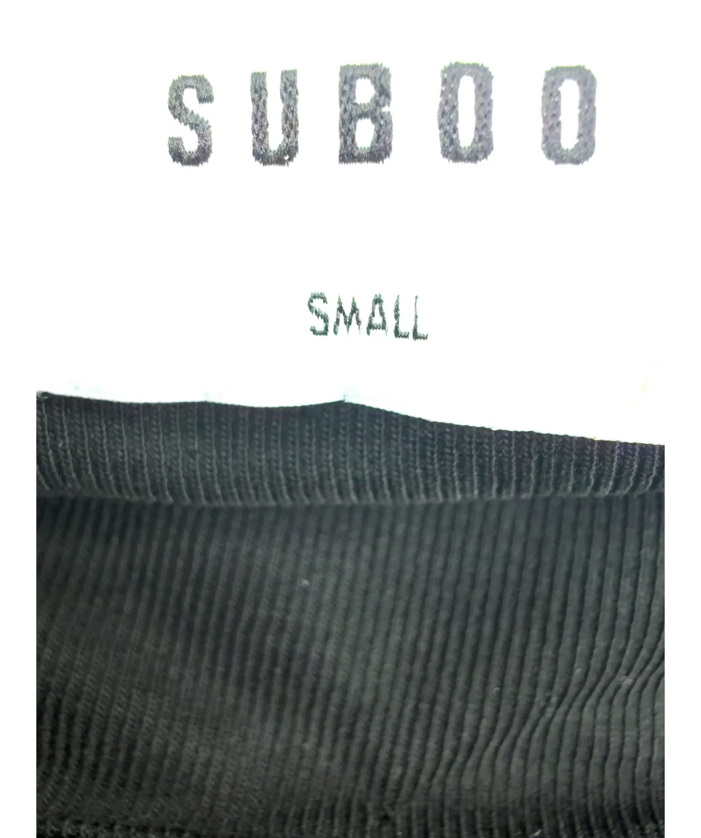 Suboo Black Colour, size UK S — care label