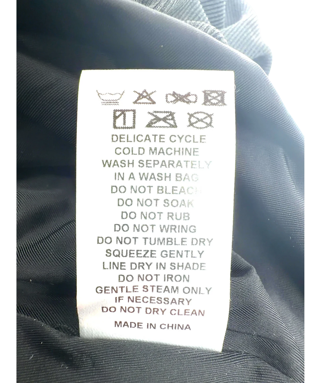 Suboo Black Colour, size UK S — fabric detail