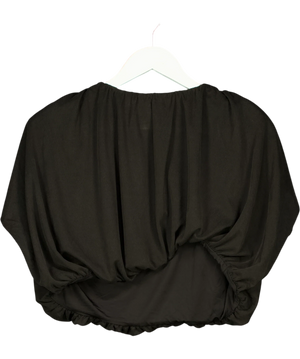 Suboo Black Bubble hem Top UK S