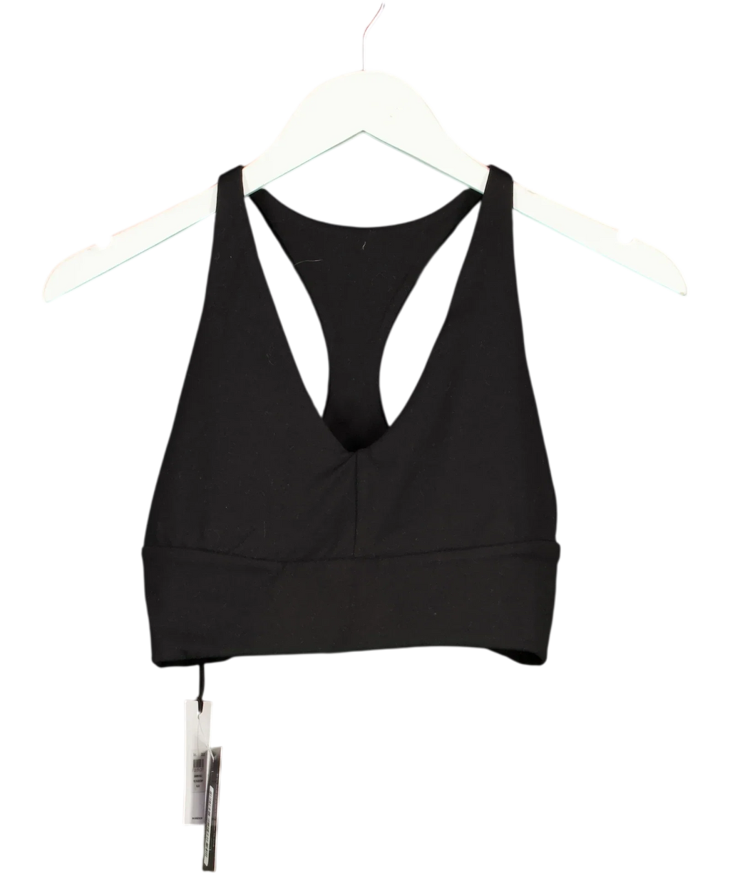 BONDI ACTIVE Black Forma V Racer Crop, size UK L — front