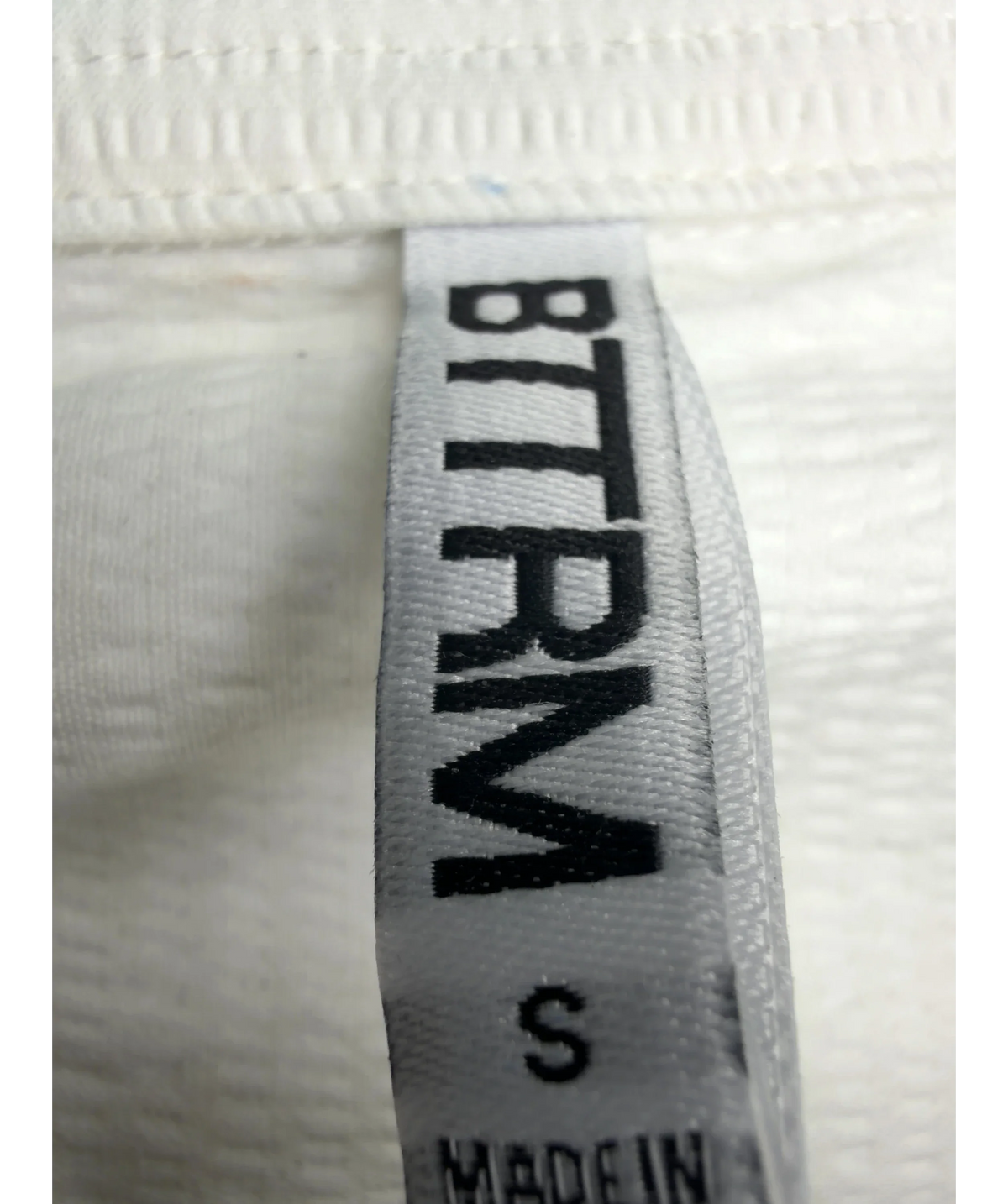 BTTRM White Colour, size UK S — detail