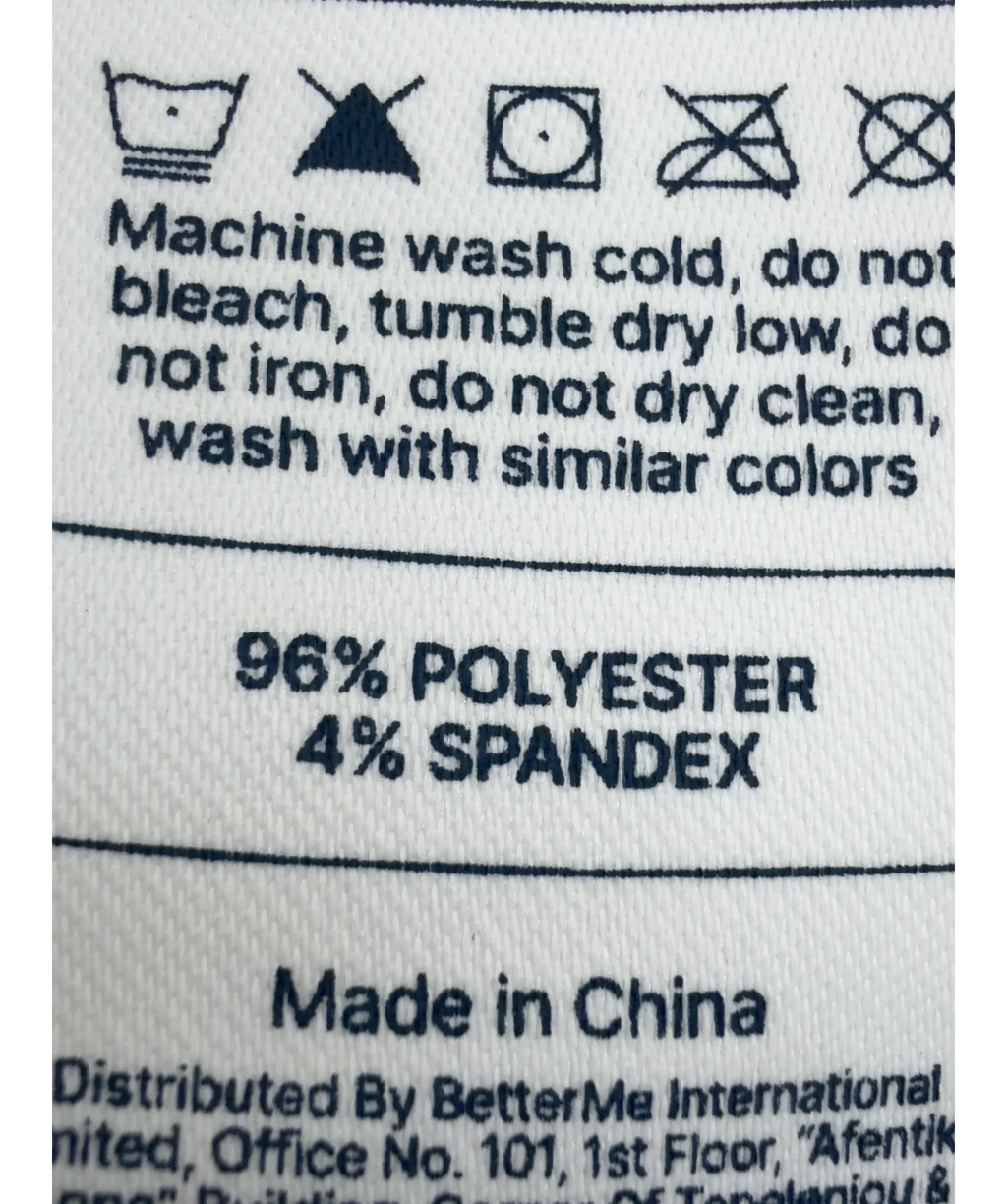 BTTRM White Colour, size UK S — label